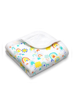 Organic Cotton Baby Blanket - Lush Lemon - Children&