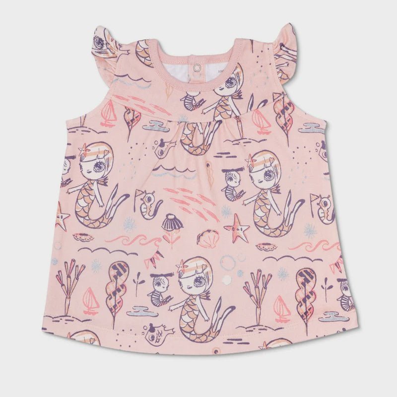 Organic Cotton Dress - Lush Lemon - Children's Clothing - Apple Park - 10528