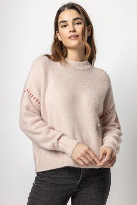 Oversized Pullover Sweater - Lush Lemon - Women's Clothing - Lilla P - 10658