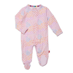 Pink Sparkle Magnetic Footie - Lush Lemon - Children&