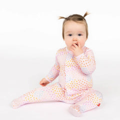 Pink Sparkle Magnetic Footie - Lush Lemon - Children&