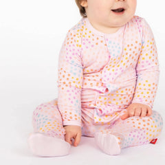 Pink Sparkle Magnetic Footie - Lush Lemon - Children&