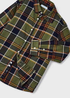 Plaid Button Up Toddler - Lush Lemon - Children&