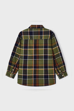 Plaid Button Up Toddler - Lush Lemon - Children&