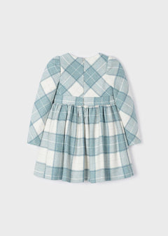 Plaid Dress W/Bow - Lush Lemon - Children&