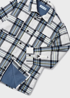 Plaid Lined Overshirt - Lush Lemon - General - Mayoral - 8445445939003