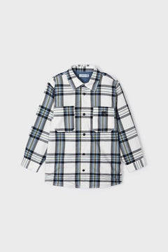 Plaid Lined Overshirt - Lush Lemon - General - Mayoral - 8445445939003