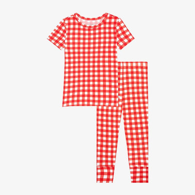 Polly Short Sleeve Pajamas - Lush Lemon - Children's Clothing - Posh Peanut - 196137217982
