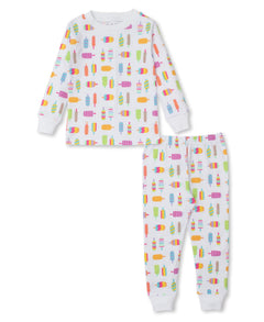 Popsicle Party Pajama Set - Lush Lemon - Children&
