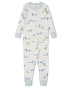 Puppy Love Pajama Set Boys - Lush Lemon - Kissy Kissy - 195165182392
