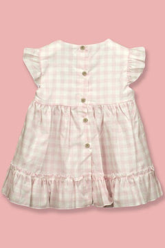 Rea Pink Bow Dress - Lush Lemon - Children&