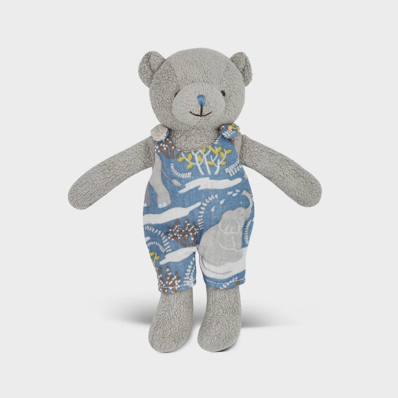 Safari Party Grey Bear Plush - Lush Lemon - Children's Accessories - Apple Park - 8461880207378