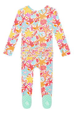 Sandy Footie Convertible Zipper - Lush Lemon - Children&