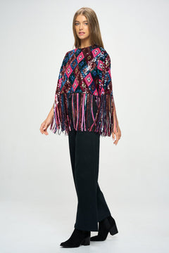 Sequin Concrete Cow Girl Top - Lush Lemon - Women&