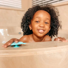 Silicone Mini Fish Scrub / Cradle Cap Brush - Lush Lemon - Bath Products - Innobaby - 850000663114