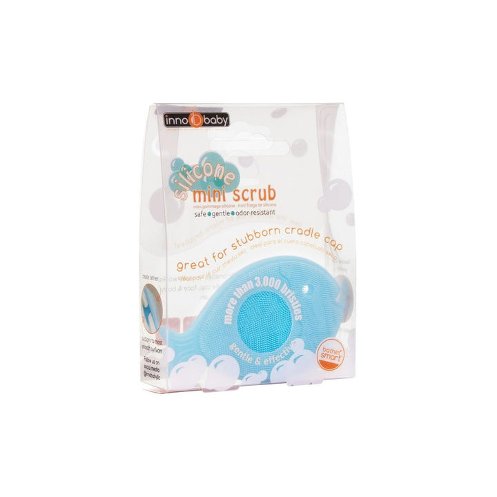 Silicone Mini Fish Scrub / Cradle Cap Brush - Lush Lemon - Bath Products - Innobaby - 850000663114