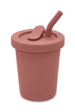 Silicone Straw Cup 8 OZ - Lush Lemon - Children&
