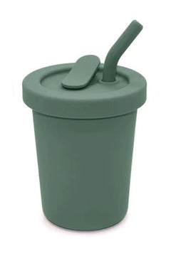 Silicone Straw Cup 8 OZ - Lush Lemon - Children&
