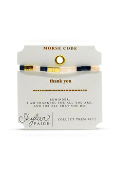 Skylar Paige Morris Code Bracelet - Lush Lemon - Women&