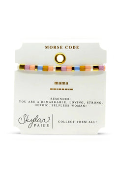 Skylar Paige Morris Code Bracelet - Lush Lemon - Women&
