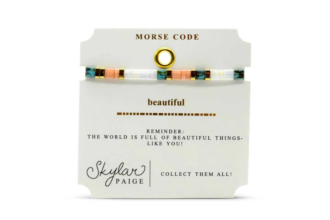 Skylar Paige Morris Code Bracelet - Lush Lemon - Women's Accessories - Skylar Paige - 786032100917