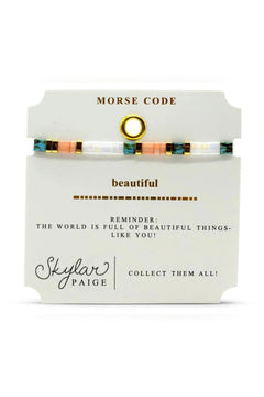 Skylar Paige Morris Code Bracelet - Lush Lemon - Women&