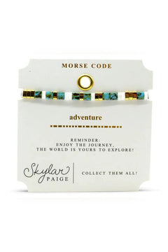 Skylar Paige Morris Code Bracelet - Lush Lemon - Women&