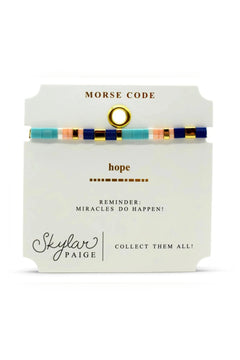 Skylar Paige Morris Code Bracelet - Lush Lemon - Women&