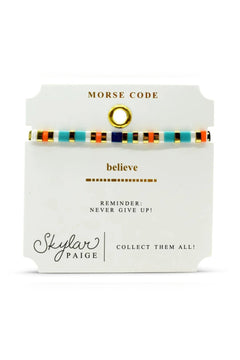 Skylar Paige Morris Code Bracelet - Lush Lemon - Women&