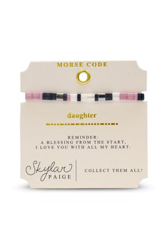 Skylar Paige Morris Code Bracelet - Lush Lemon - Women&