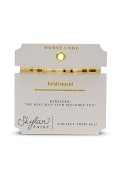 Skylar Paige Morris Code Bracelet - Lush Lemon - Women&