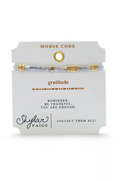Skylar Paige Morris Code Bracelet - Lush Lemon - Women&