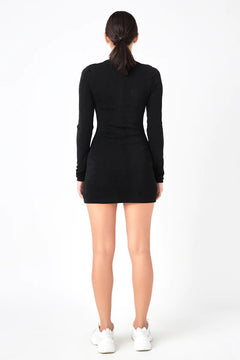 Slinky Mini Dress - Lush Lemon - Women&