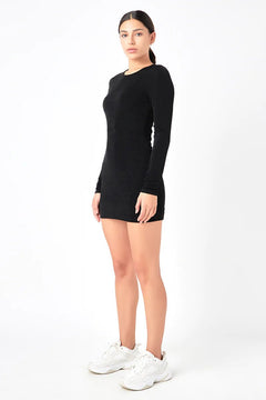 Slinky Mini Dress - Lush Lemon - Women&