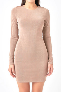 Slinky Mini Dress - Lush Lemon - Women&