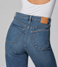 Stevie High Rise Loose Jeans Blue - Lush Lemon - Women&