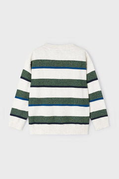 Striped Knit Sweater - Lush Lemon - Children&