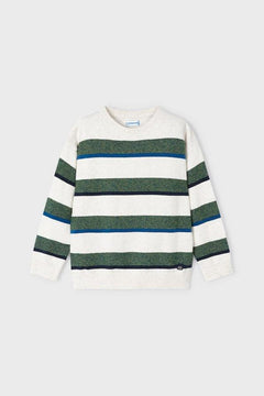 Striped Knit Sweater - Lush Lemon - Children&