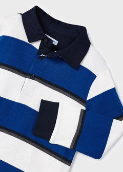 Striped Polo Shirt Boys - Lush Lemon - Children&