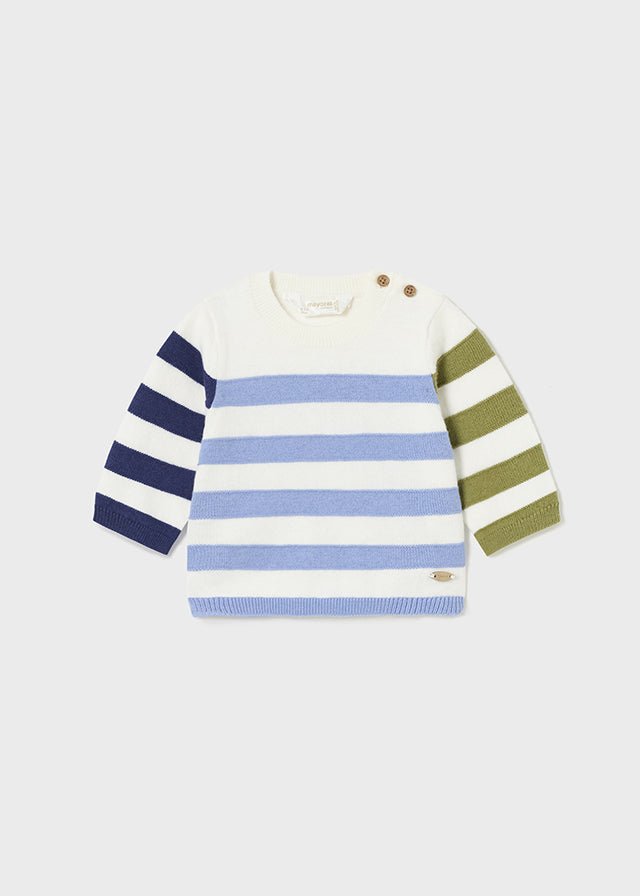 Striped Sweater Newborn - Lush Lemon - Children's Clothing - Mayoral - 8445865034548