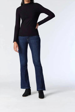 Sydney Wide Leg Flare Jeans - Lush Lemon - Women&