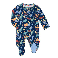 Talon Ted Magnetic Footie - Lush Lemon - Children&