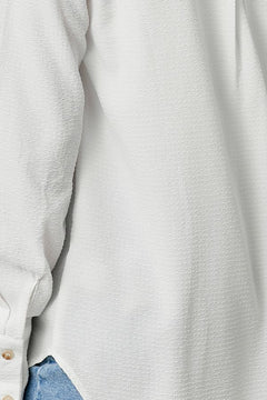 Textured Baggy Shirt - Lush Lemon - Women&