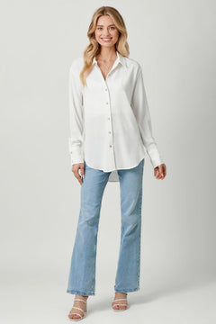 Textured Baggy Shirt - Lush Lemon - Women&