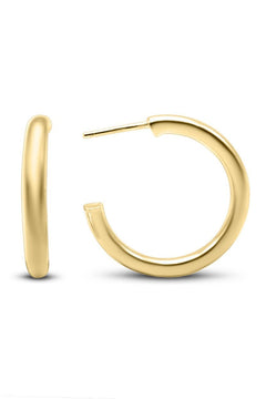Totally Tubular Hoop Earring 25MM - Lush Lemon - Women&