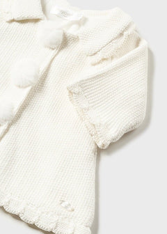 Tricot Coat W/Knit Hat - Lush Lemon - Children&