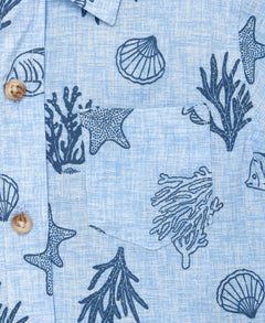 Underwater Woven Short Set - Lush Lemon - Children&