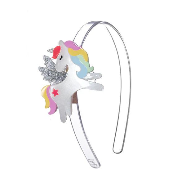 Unicorn Pastel Shades Headband - Lush Lemon - Children's Accessories - Lilies & Roses - 0822308223