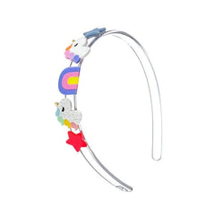Unicorns &amp; Stars Neon Headband - Lush Lemon - Children&