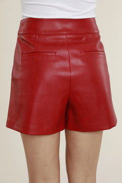 Vegan Leather Short - Lush Lemon - Women&